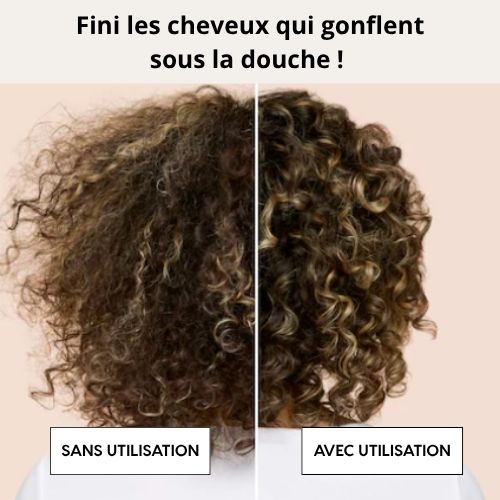 Bonnet de douche doublé en satin -Anti-Humidité