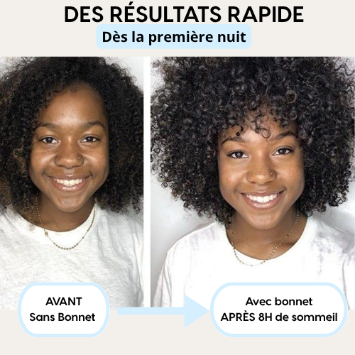 Bonnet en satin réversible | Raisin