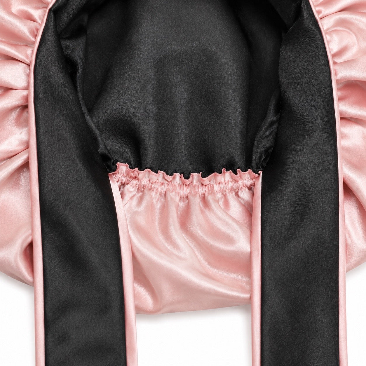 Bonnet en satin à nouer - Pink Panther