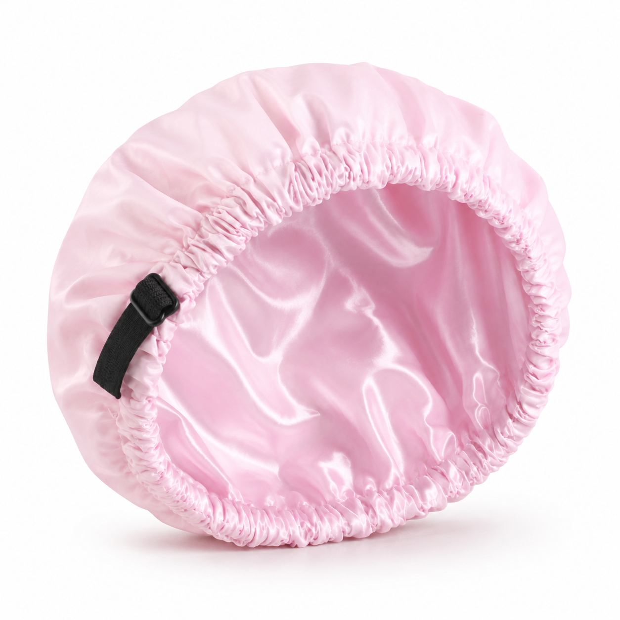 Bonnet de douche réglable doublé en satin
