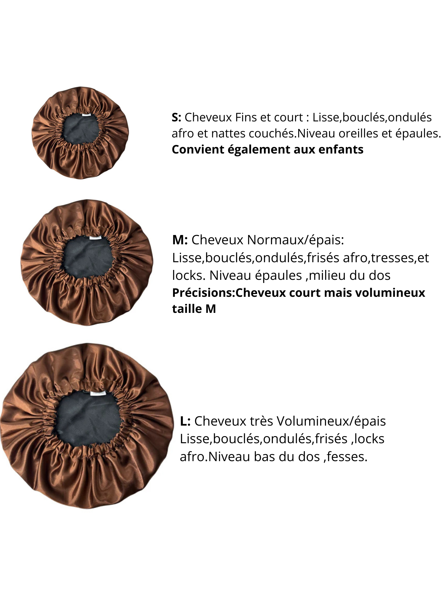 Bonnet en satin réversible | Chocolat