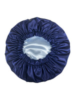 Bonnet en satin réversible | Menthe fraîche