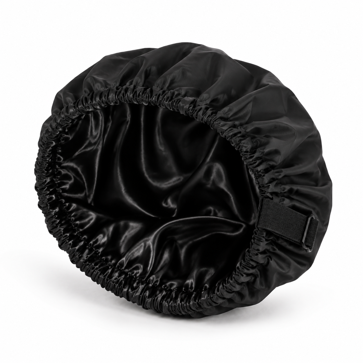 Bonnet de douche réglable doublé en satin