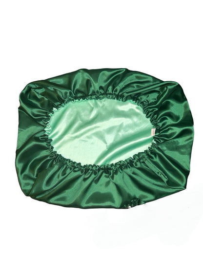 Taie oreiller réversible en satin |Émeraude