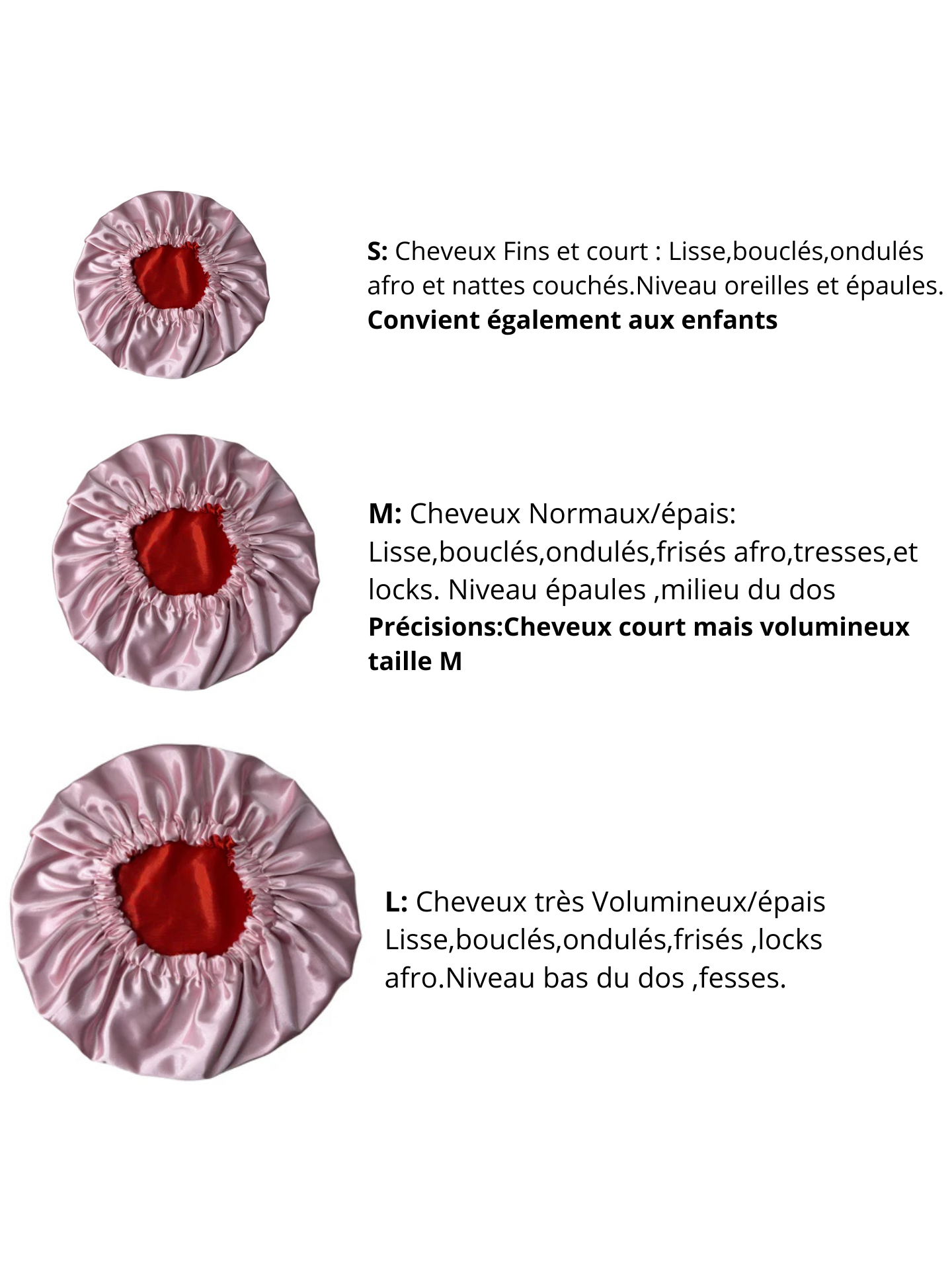Bonnet en satin réversible | framboise