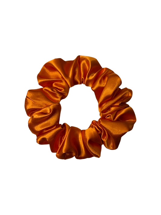 Chouchou en satin|Orange