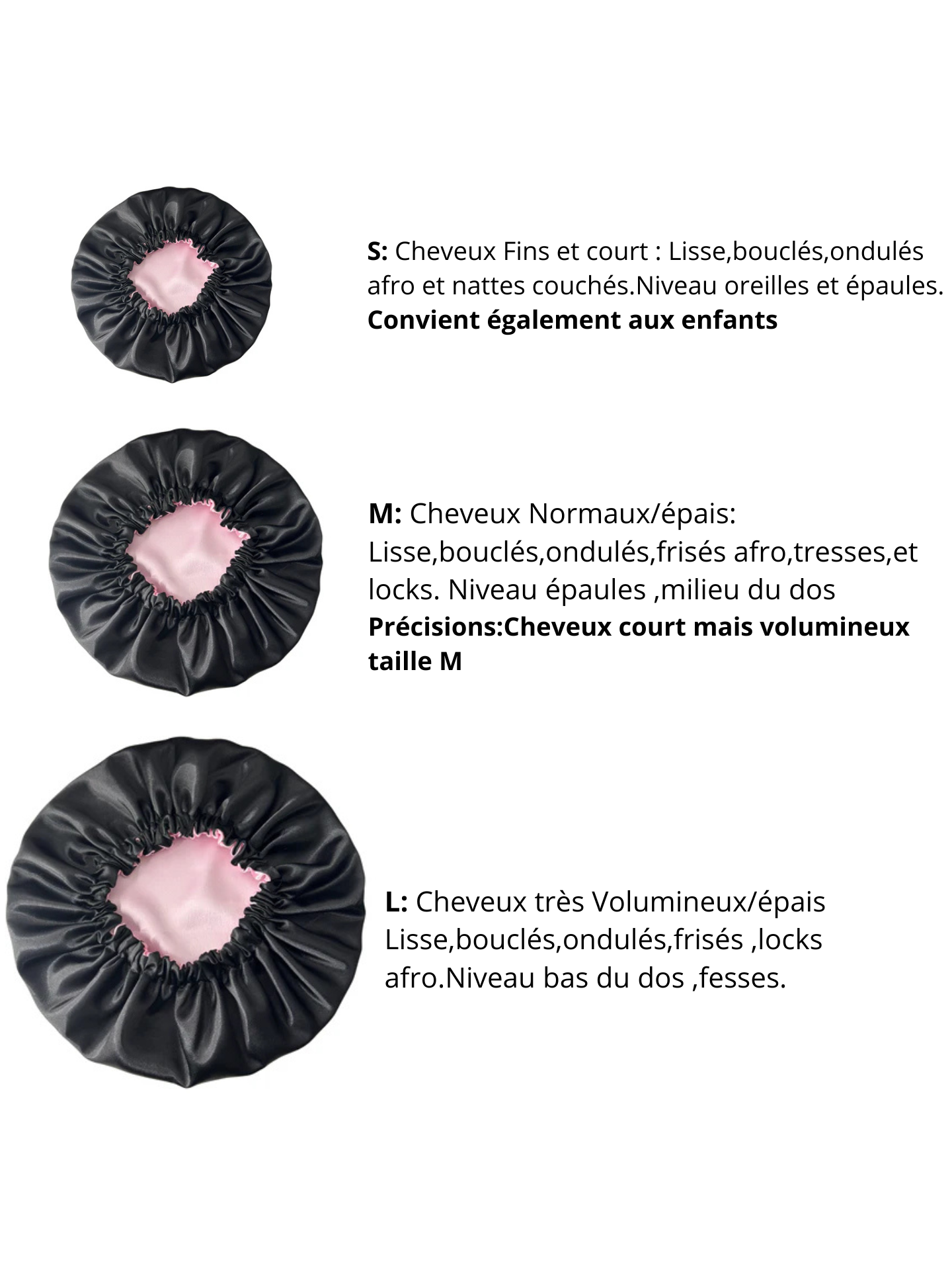 Bonnet en satin réversible | Pink Panther