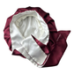 Bonnet en satin réversible sans élastique|Champagne