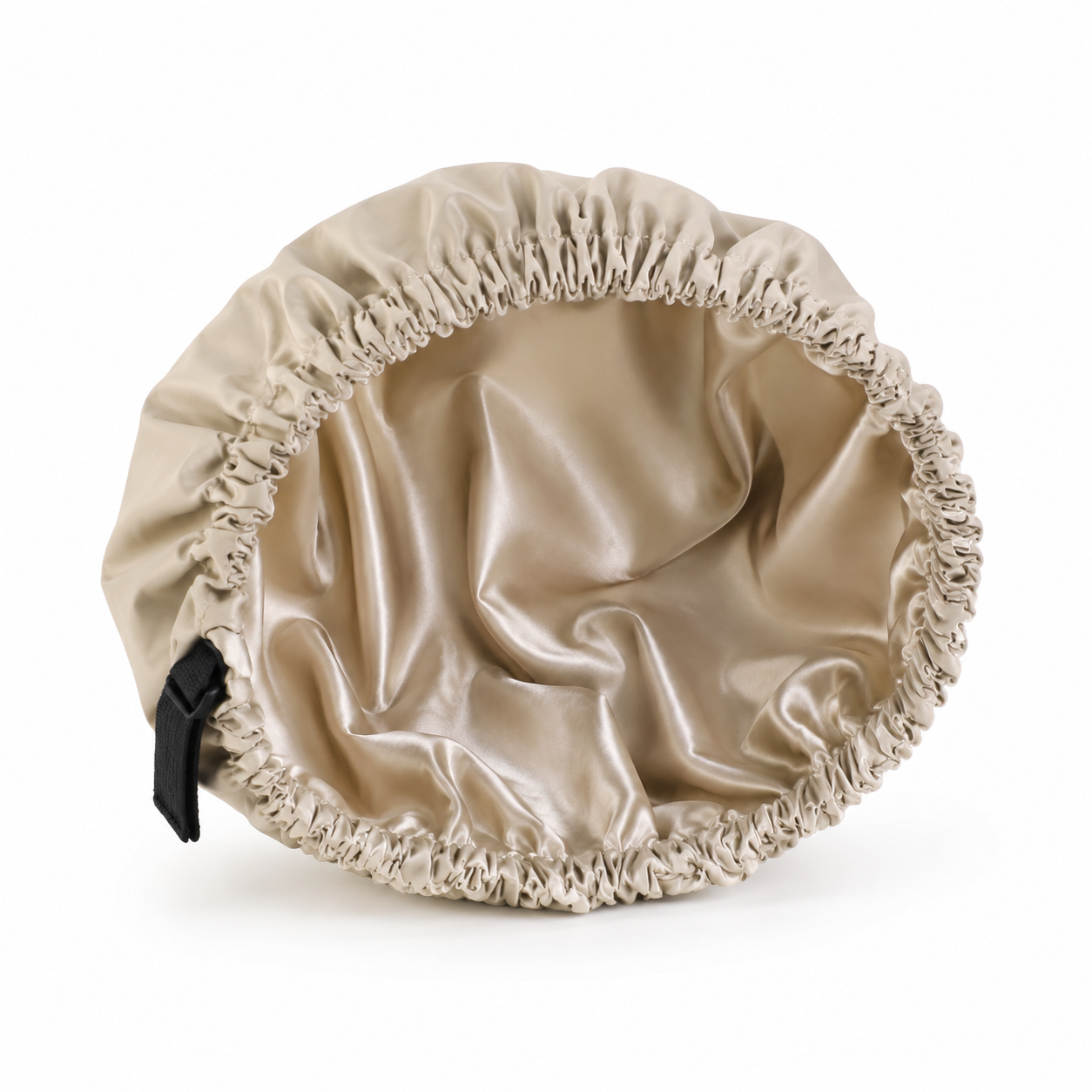 Bonnet de douche réglable doublé en satin
