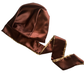 Bonnet en satin réversible sans élastique| Cofee