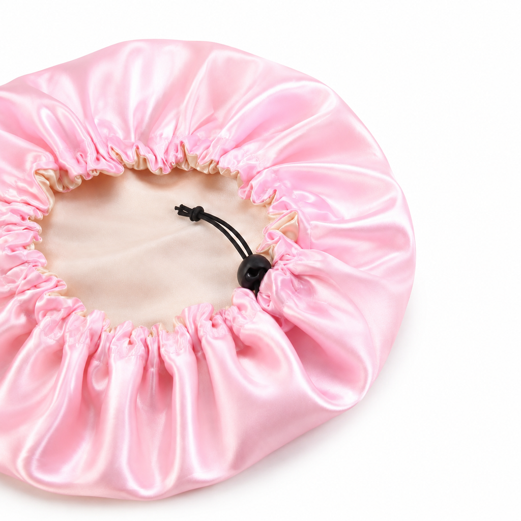 Bonnet en satin réglable