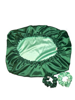 Taie oreiller réversible en satin |Émeraude