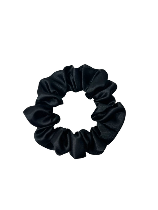 Chouchou en satin|Noir