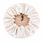 Bonnet en satin réglable - Champagne
