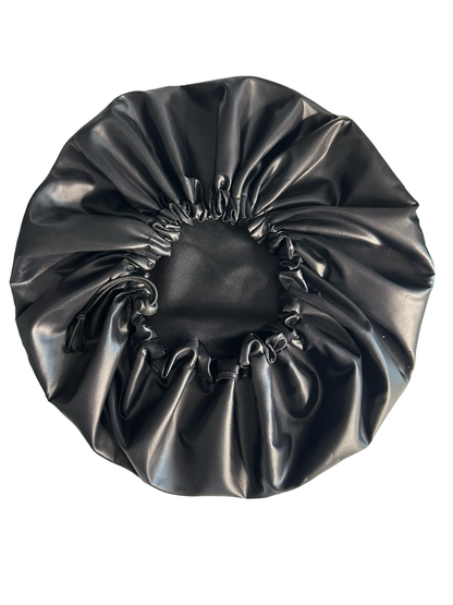 Bonnet de douche doublé en satin -Anti-Humidité