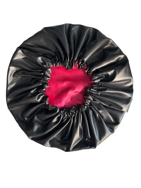 Bonnet de douche doublé en satin -Anti-Humidité
